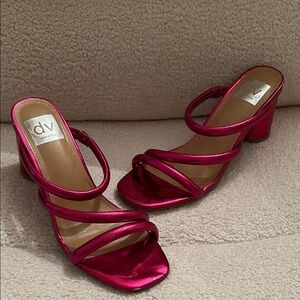 DV by Dolce Vita Pink Strappy Heeled Sandals